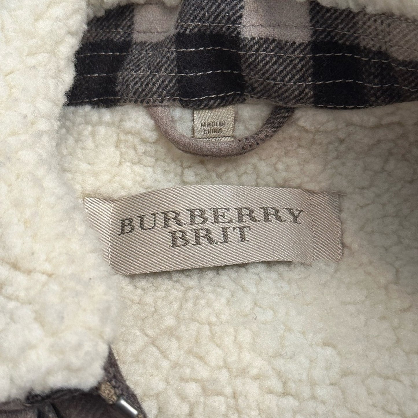 Burberry Shearling wool Jacket - size 8