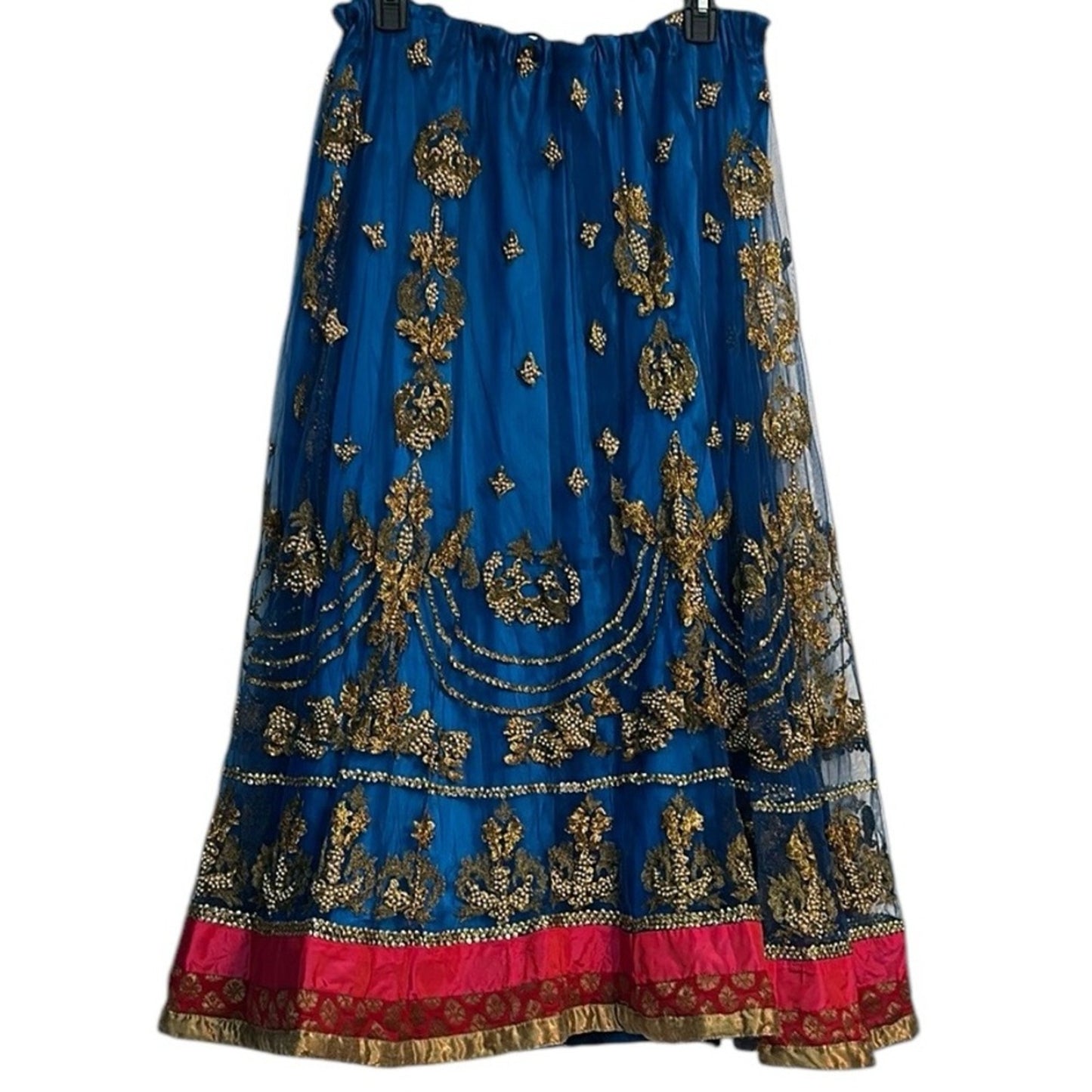 Handmade India embroidered skirt