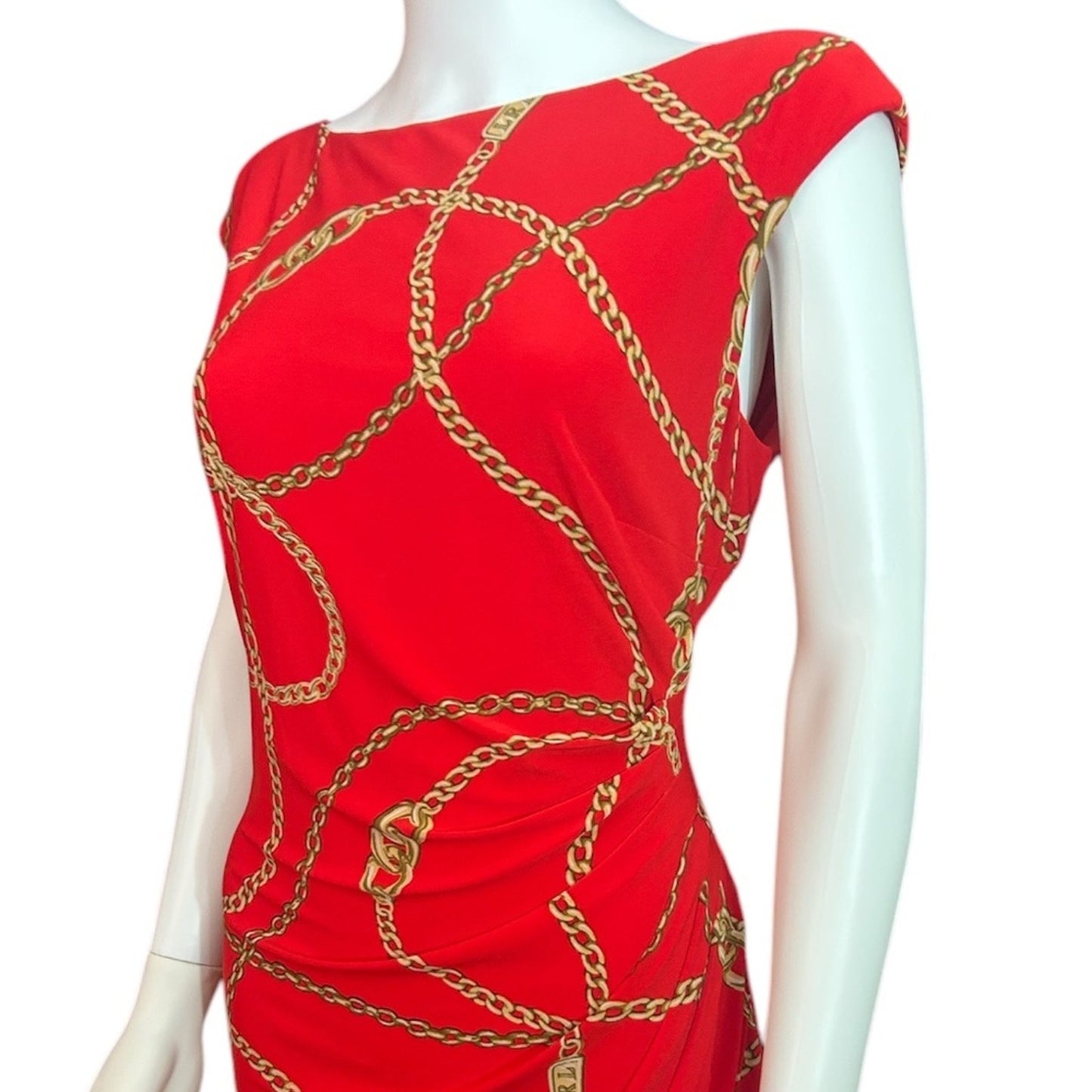 NWT Ralph Lauren red dress - size 14