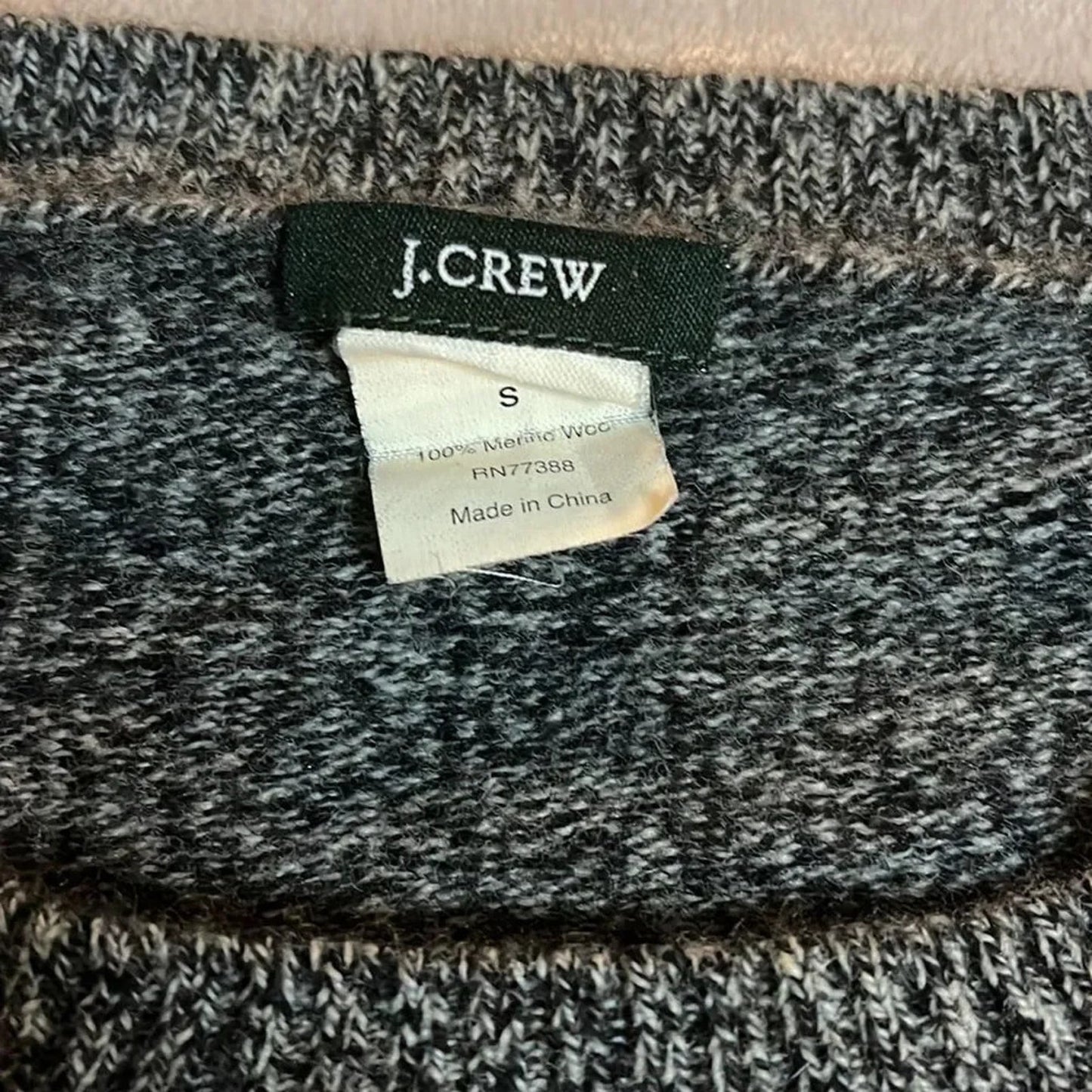 EUC J. Crew | 100% Merino Wool Marled Alexie Sweater - size Small