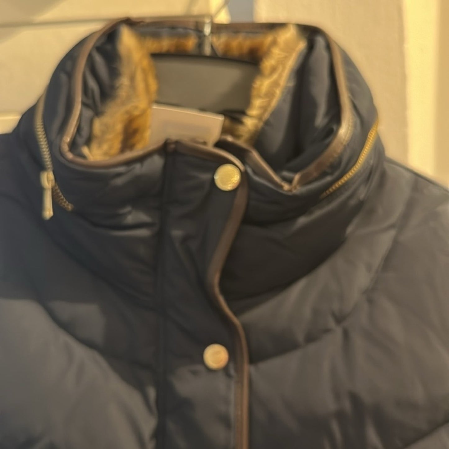 NWT Cole Haan Women's Hidden-Hood Puffer Coat - size large