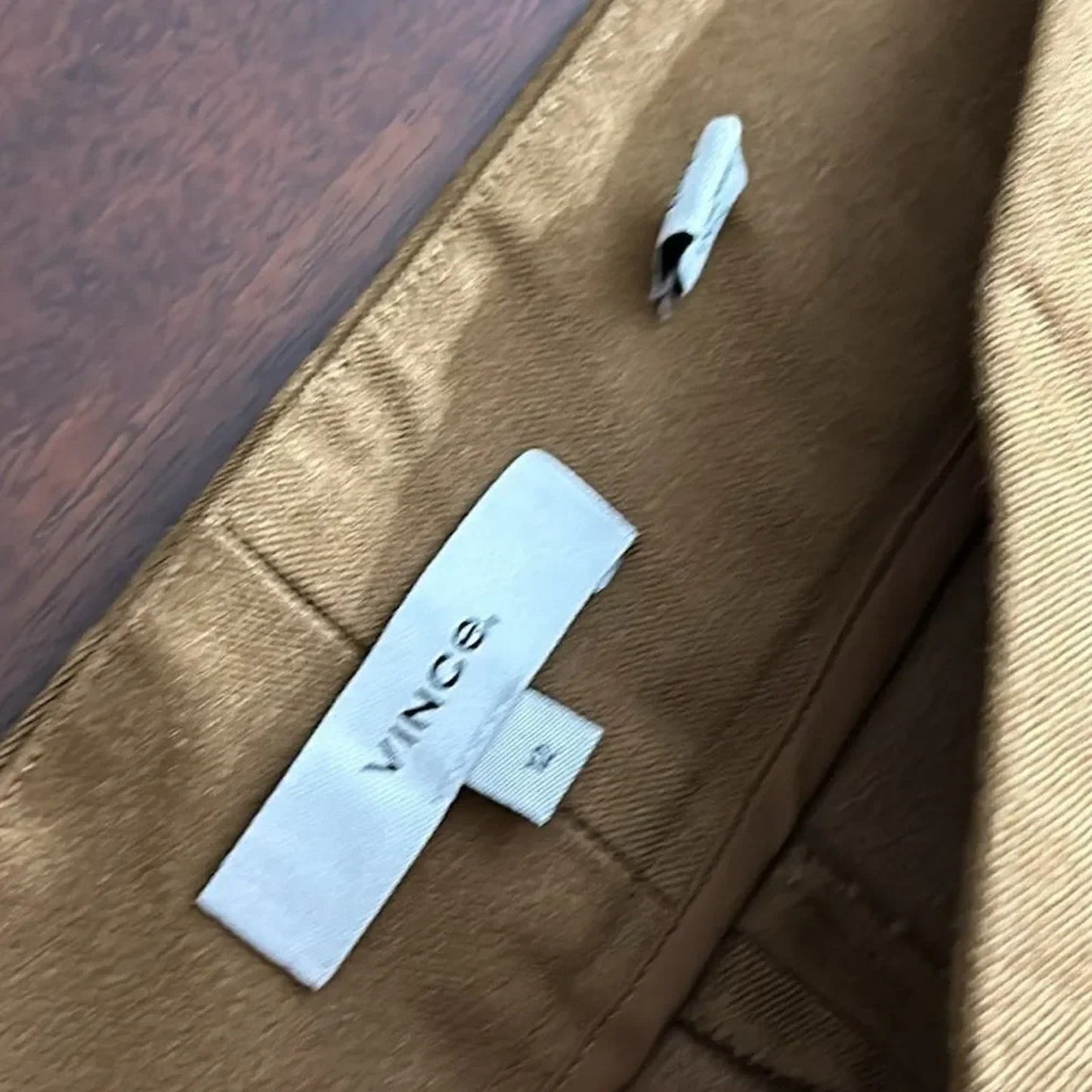NEW VINCE Kick Flare Crop Pant in Toffee - size 12