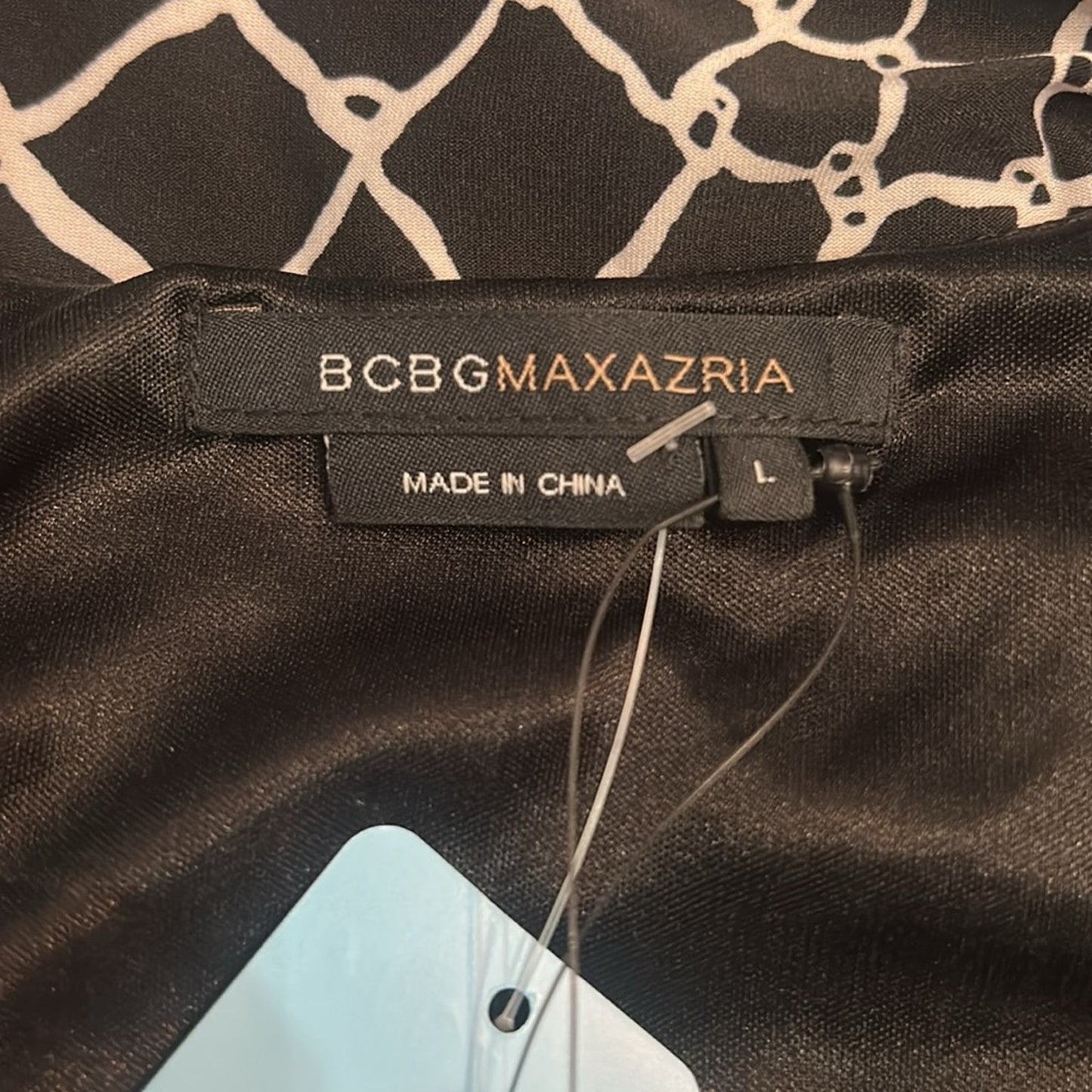 NWT BCBG MAXAZRIA black dress - size Large