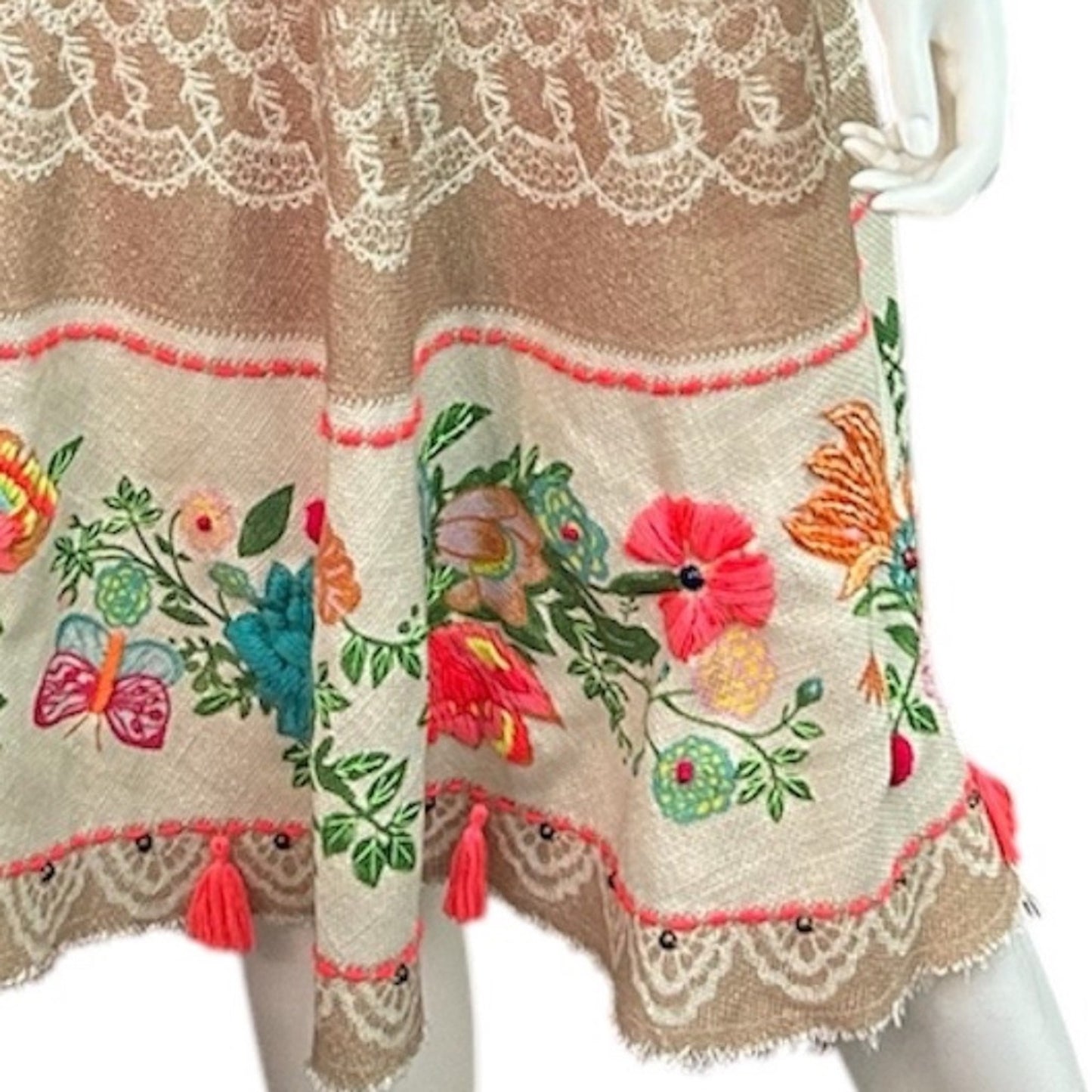Farm Rio vintage midi skirt - size M