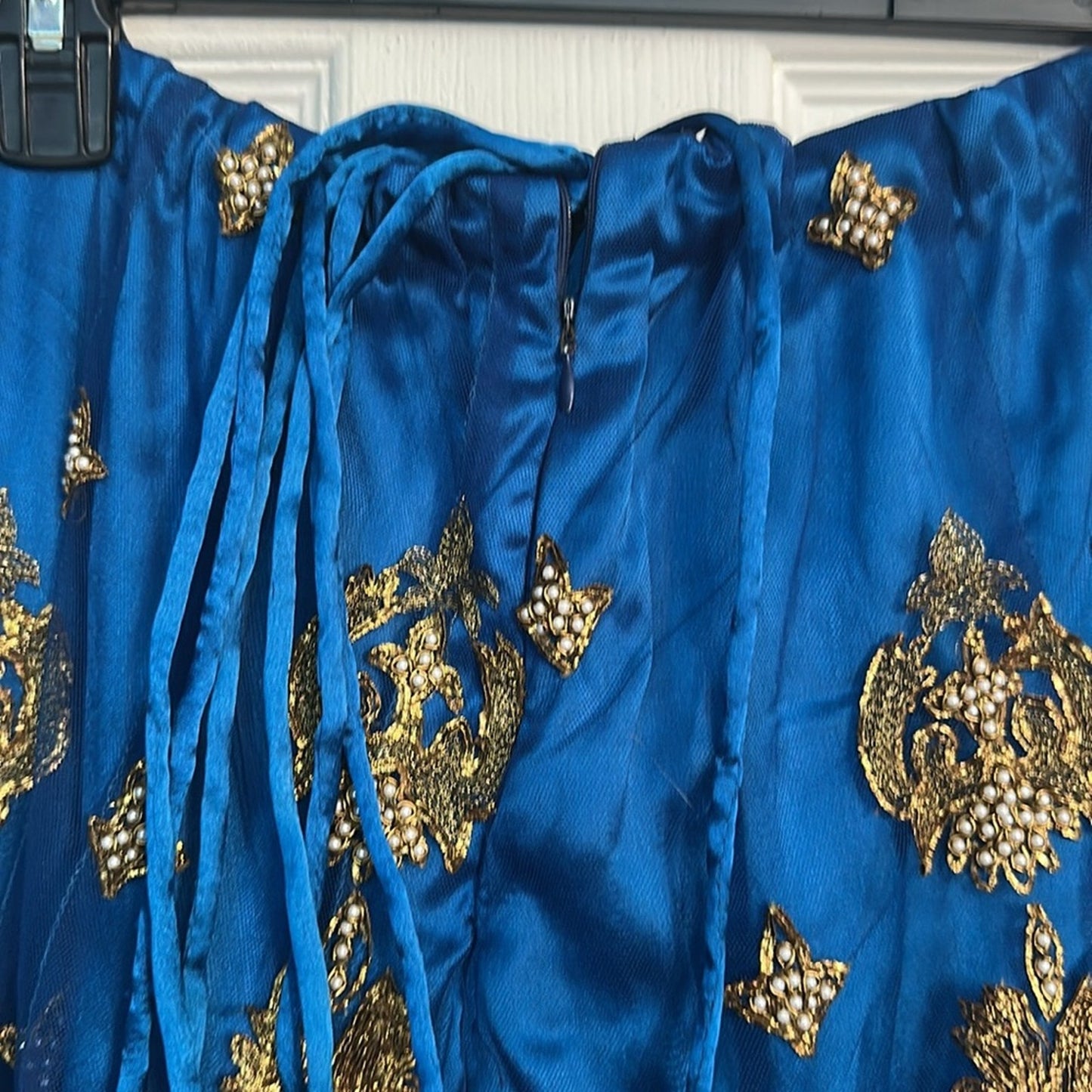 Handmade India embroidered skirt
