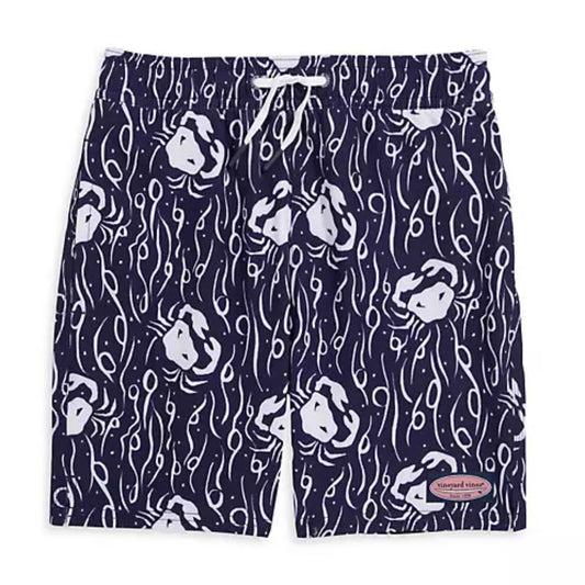 NEW Vineyard Vines Boy's Chappy Crab Swim Trunks