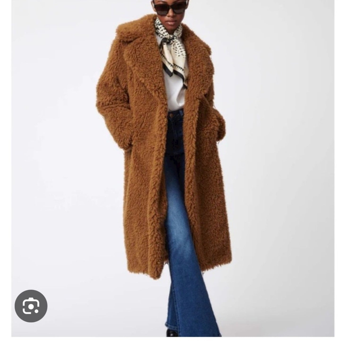 NWT Bernardo Call Me Cozy Vegan Fur Coat - size XL
