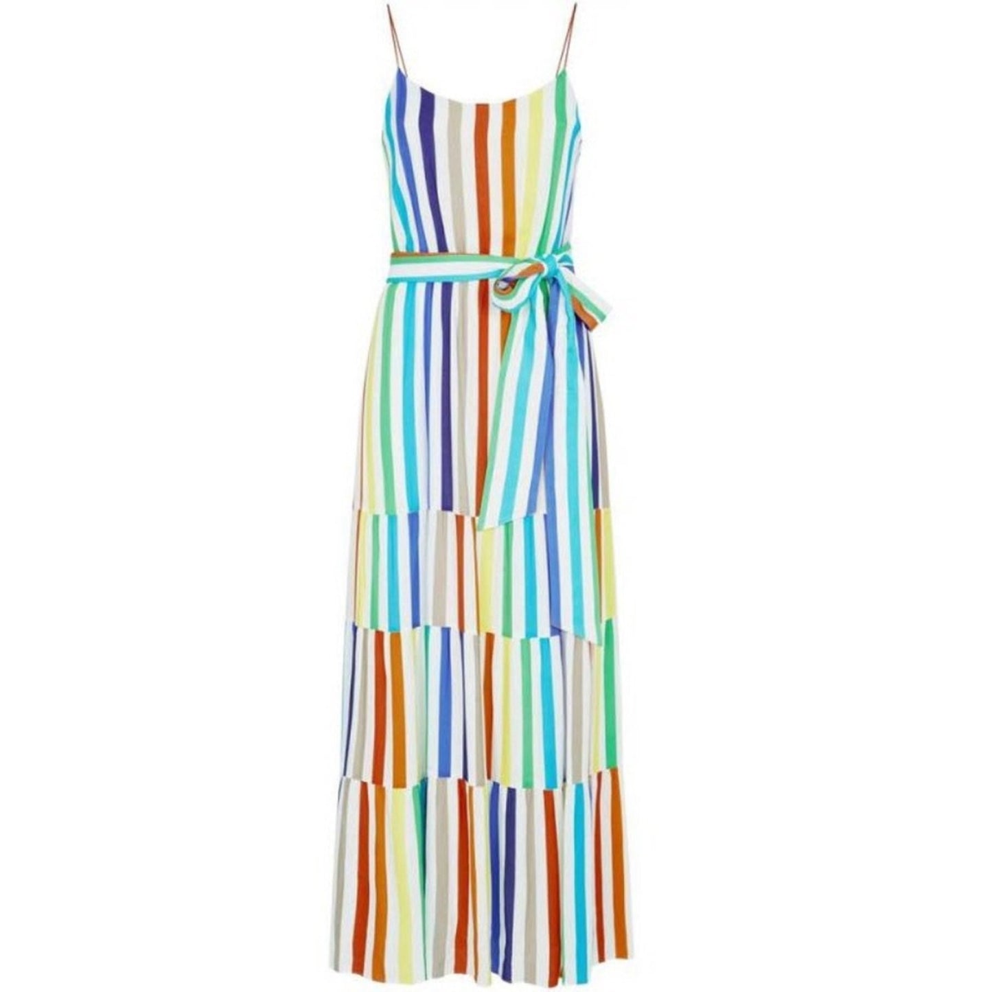 ALICE + OLIVIA Janan Rainbow Striped Dress - size 0