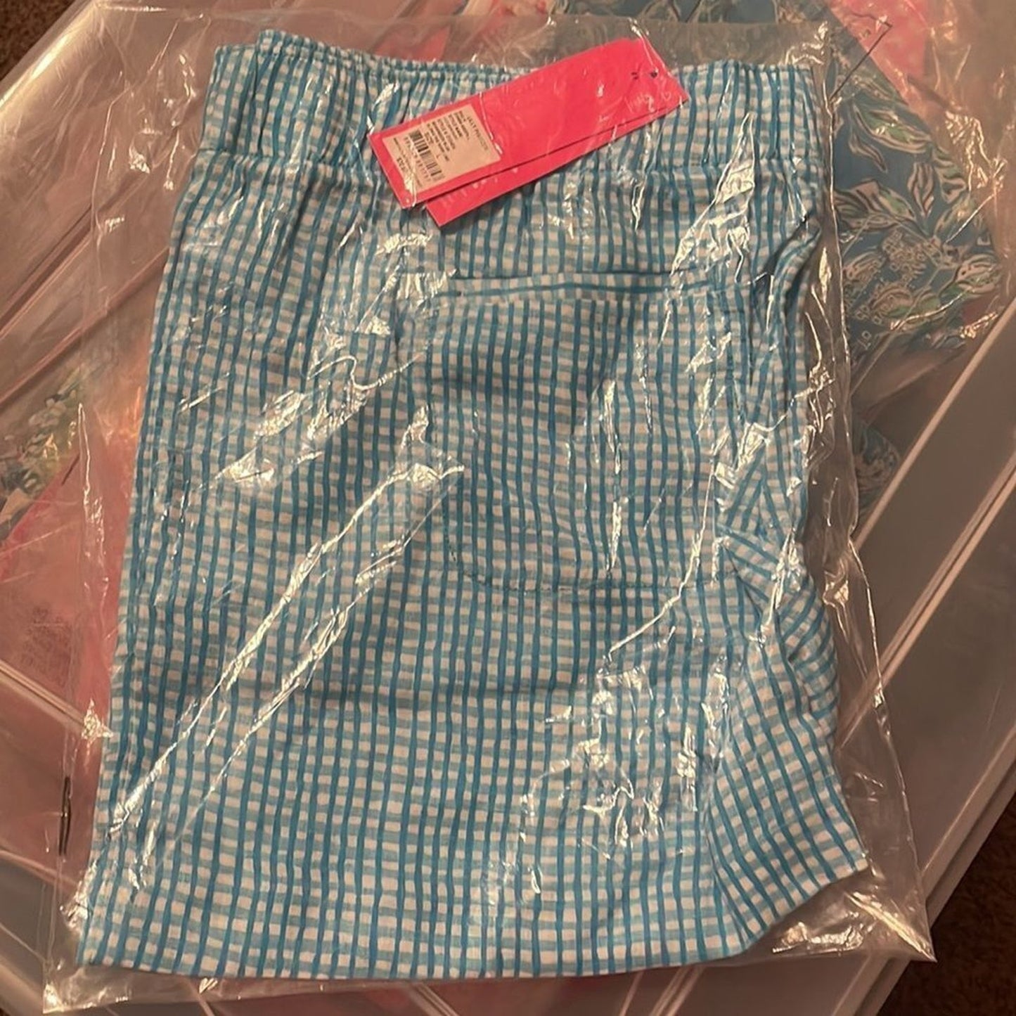 NWT Lilly Pulitzer 4" Lilo Linen Short -size Large