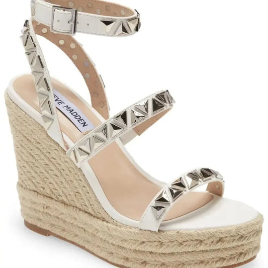 NEW Steve Madden Session Espadrille Platform Wedge Sandal (Women)- size 9.5