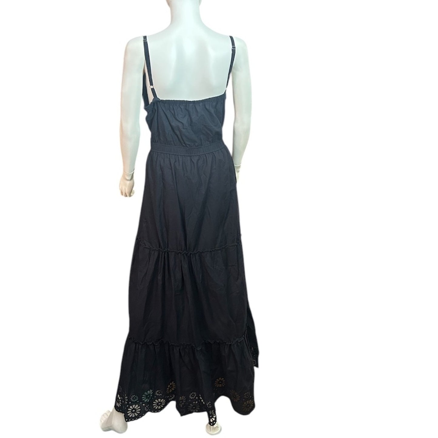 Splendid Kora Eyelet V-Neck Maxi Dress - size XL