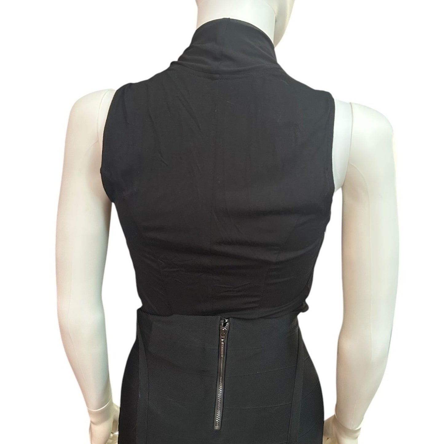 NWT Bebe silk black bodysuit - size XXS