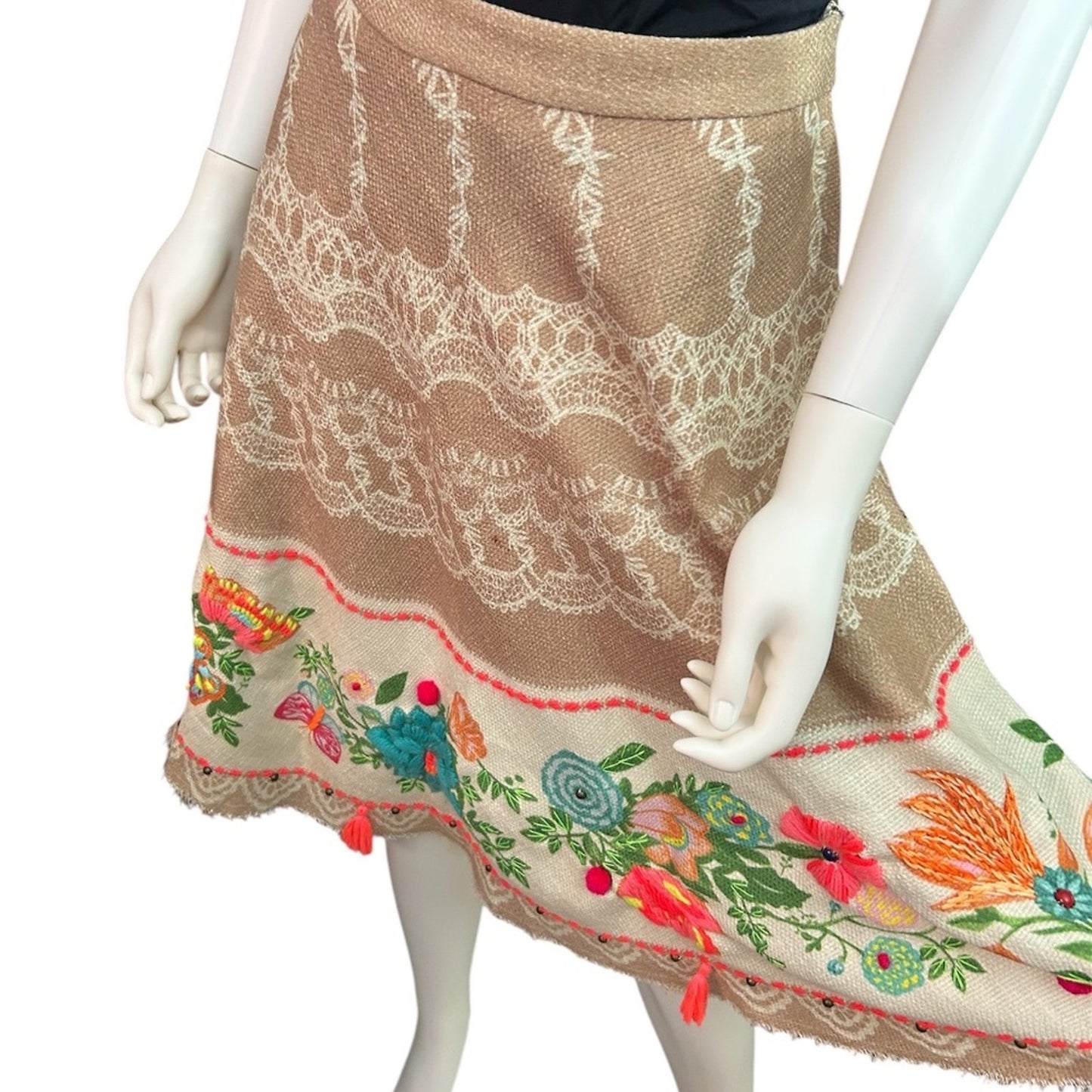 Farm Rio vintage midi skirt - size M