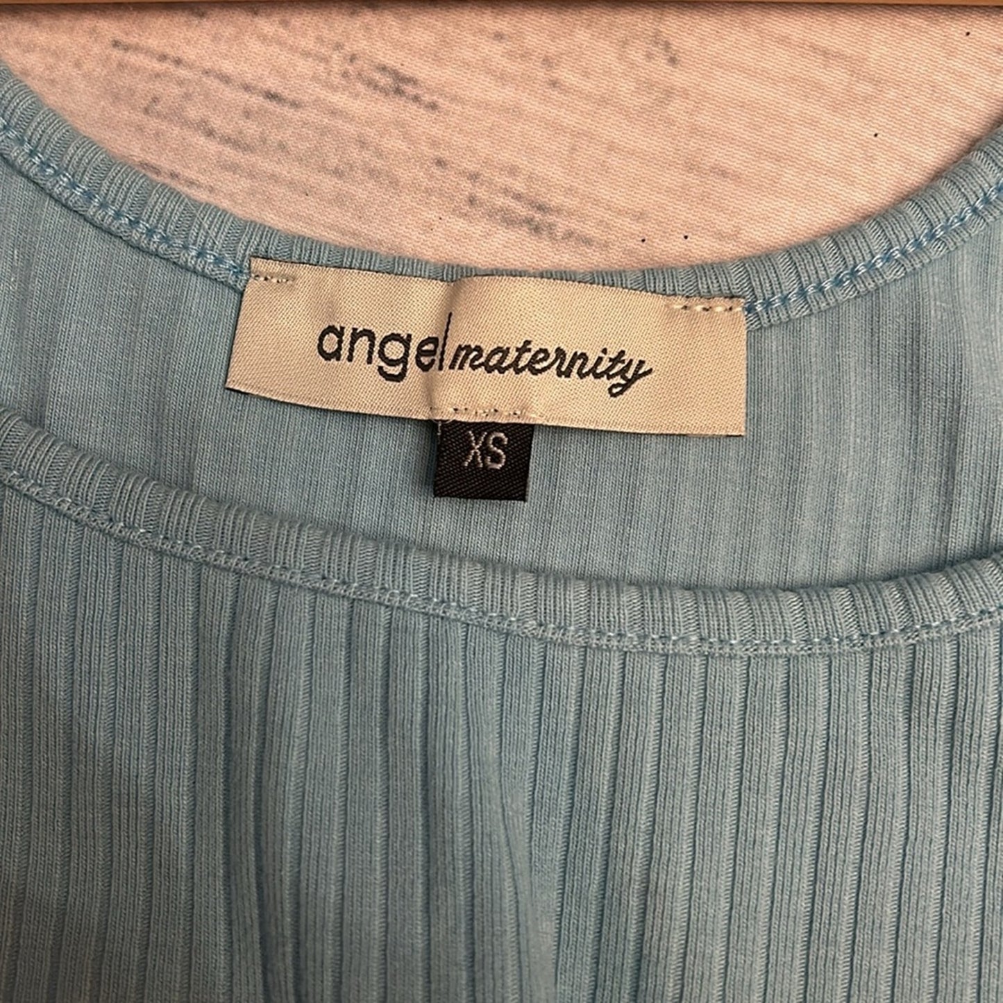 NEW Angel Maternity Clarisse Tank Dress- Light Blue - size XS