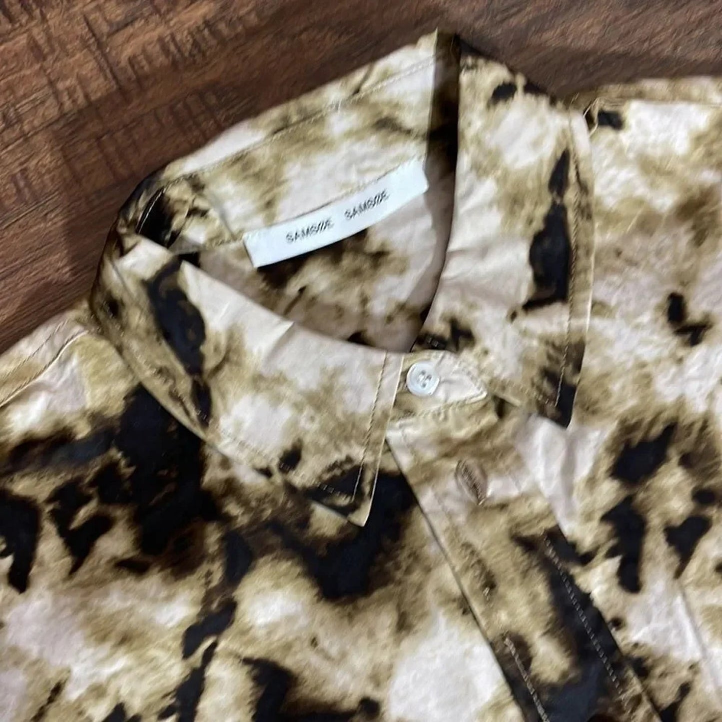 NWT Samsøe Samsøe Tea shirt top aop 10783 - Short-sleeved shirts - size Small