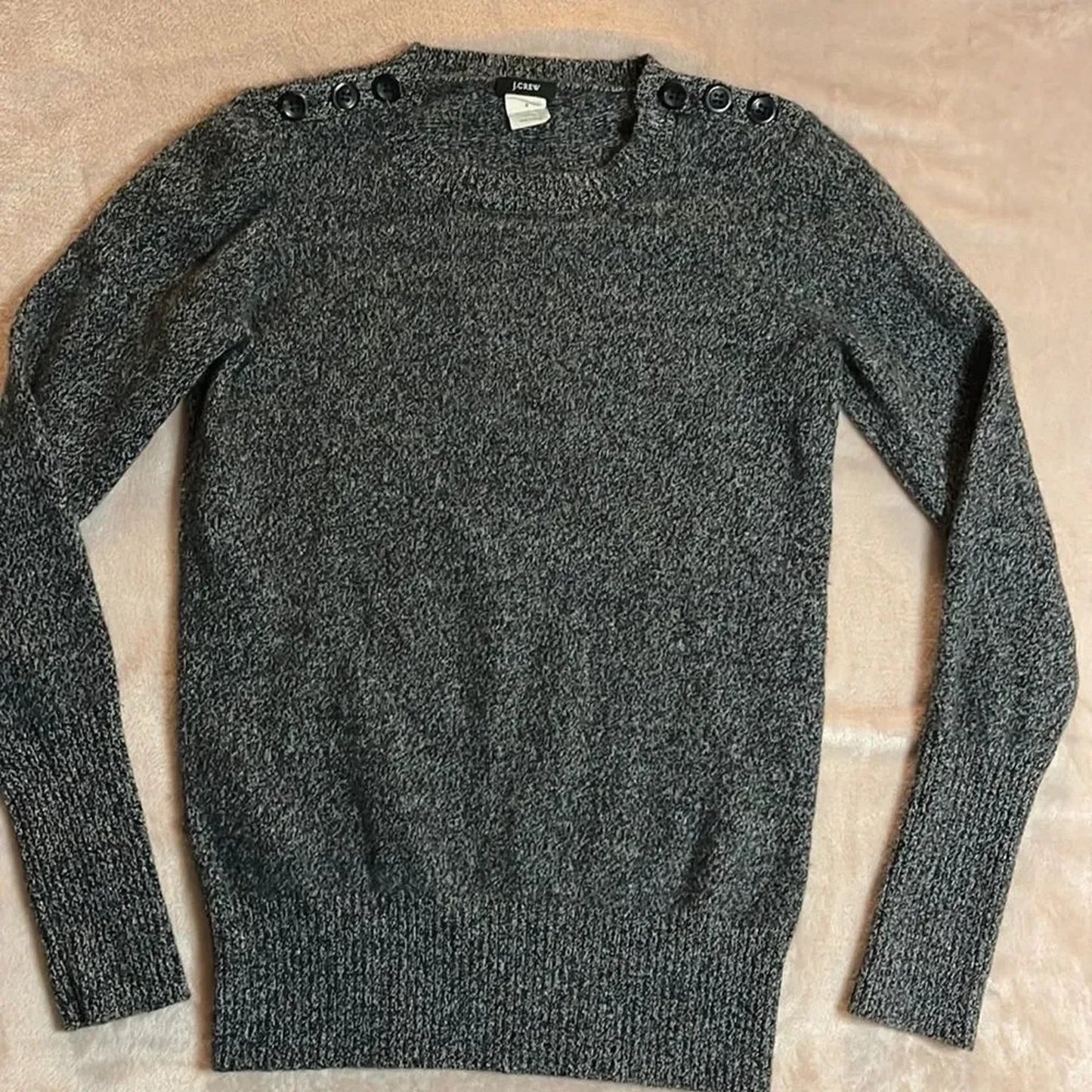 EUC J. Crew | 100% Merino Wool Marled Alexie Sweater - size Small