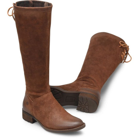 NEW Born HAYDEN Rust Tobacco Distressed Boots - size 8