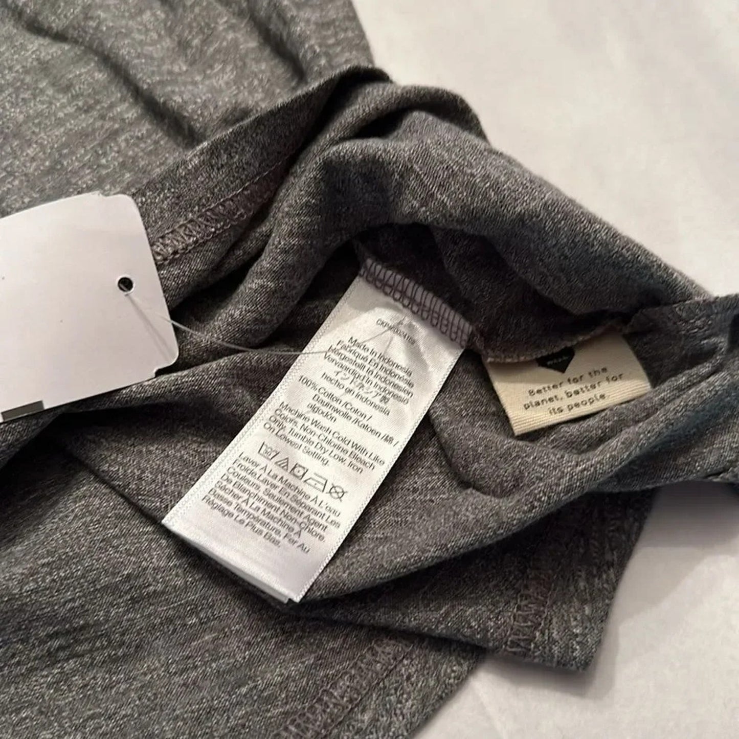 NWT Madewell Pocket Tee Shirt Short Sleeves Classic Gray